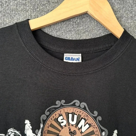 Sun Records Shirt Mens Large Black Unisex Rockabilly Memphis Rock N Roll Music - Picture 5 of 10